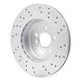 R1 17-26 BMW Z4 Right Rear Drilled & Slotted Geo-Carbon Rotor