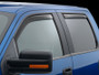 WeatherTech 2004 Ford F-150 SuperCrew Front & Rear Side Window Deflectors - Dark Tint