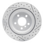 R1 16-26 BMW X1 (USA/Canada) Rear Left Drilled & Slotted Geo-Carbon Rotor