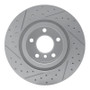 R1 11-18 BMW X4 Rear Right Drilled & Slotted Geo-Carbon Rotor