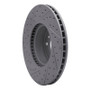 R1 11-18 BMW X4 Front Right Drilled & Slotted Geo-Carbon Rotor