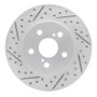 R1 16-22 Toyota Prius Prime Front Left Drilled & Slotted Geo-Carbon Rotor