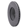 R1 11-18 BMW X3 Front Left Drilled & Slotted Geo-Carbon Rotor