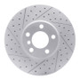 R1 07-19 BMW X5 Front Left Drilled & Slotted Geo-Carbon Rotor