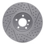 R1 07-18 BMW X5 Front Left Drilled & Slotted Geo-Carbon Rotor