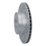R1 07-19 BMW X5 Rear Left Drilled & Slotted Geo-Carbon Rotor