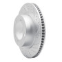 R1 08-21 Lexus Lx570 Front Right Drilled & Slotted Geo-Carbon Rotor