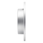 R1 06-18 Lexus Hs250H Rear Right Drilled & Slotted Geo-Carbon Rotor