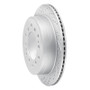 R1 01-09 Lexus Gx470 Rear Left Drilled & Slotted Geo-Carbon Rotor