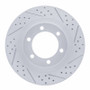 R1 03-09 Lexus Gx470 Front Right Drilled & Slotted Geo-Carbon Rotor