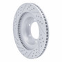 R1 03-09 Lexus Gx470 Front Right Drilled & Slotted Geo-Carbon Rotor