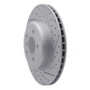 R1 10-19 BMW 640I Xdrive Gran Coupe Rear Right Drilled & Slotted Geo-Carbon Rotor