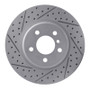 R1 11-16 BMW 528I Front Right Drilled & Slotted Geo-Carbon Rotor
