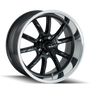 Ridler 650 17x8 / 5x114.3 BP / 0mm Offset / 83.82mm Hub Matte Black Polished Wheel
