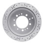 R1 98-07 Lexus Lx470 Rear Right Drilled & Slotted Geo-Carbon Rotor
