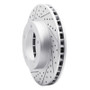 R1 98-07 Lexus Lx470 Front Left Drilled & Slotted Geo-Carbon Rotor