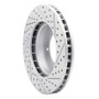 R1 98-07 Lexus Lx470 Front Left Drilled & Slotted Geo-Carbon Rotor