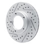 R1 84-95 Toyota Pickup Front Left Drilled & Slotted Geo-Carbon Rotor