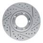 R1 84-95 Toyota Pickup Front Left Drilled & Slotted Geo-Carbon Rotor
