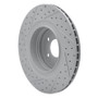 R1 07-08 BMW Alpina B7 Rear Right Drilled & Slotted Geo-Carbon Rotor