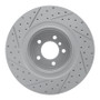 R1 07-08 BMW Alpina B7 Rear Right Drilled & Slotted Geo-Carbon Rotor