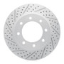 R1 12-25 Ford F-350 Super Duty 4WD Front Left Drilled & Slotted Geo-Carbon Rotor