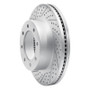 R1 12-25 Ford F-350 Super Duty 4WD Front Left Drilled & Slotted Geo-Carbon Rotor