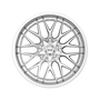 Ridler 681 22x9 / 5x127 BP / 0mm Offset / 83.82mm Hub Brushed w/ Polished Lip Wheel