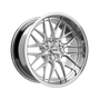 Ridler 681 22x9 / 5x127 BP / 0mm Offset / 83.82mm Hub Brushed w/ Polished Lip Wheel