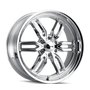 Ridler 609 20x9 / 6x139.7 BP / 30mm Offset / 106.1mm Hub Chrome Wheel