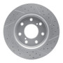 R1 10-14 Ford F-150 4WD Front Left Drilled & Slotted Geo-Carbon Rotor