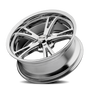 Ridler 606 20x8.5 / 5x120.65 BP / 0mm Offset / 83.82mm Hub Chrome Wheel