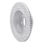 R1 12-14 Ford F-150 Rwd Rear Left Drilled & Slotted Geo-Carbon Rotor