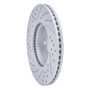 R1 08-19 Pontiac Vibe Front Right Drilled & Slotted Geo-Carbon Rotor