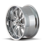 Ridler 650 20x8.5 / 5x114.3 BP / 0mm Offset / 83.82mm Hub Chrome Wheel