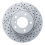 R1 06-13 BMW 325I (Mexico) Front Right Drilled & Slotted Geo-Carbon Rotor