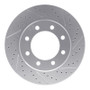 R1 08-20 Ford E-450 Super Duty Rear Right Drilled & Slotted Geo-Carbon Rotor