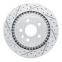 R1 10-17 Volvo Xc60 Rear Left Drilled & Slotted Geo-Carbon Rotor
