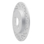 R1 11-17 Lexus Ct200H Rear Right Drilled & Slotted Geo-Carbon Rotor