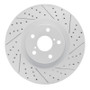 R1 09-11 Lexus Gs450H Right Front Drilled & Slotted Geo-Carbon Rotor