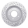R1 97-04 Ford F-150 4WD Front Right Drilled & Slotted Geo-Carbon Rotor