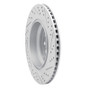 R1 07-17 Lexus Ls600H Left Rear Drilled & Slotted Geo-Carbon Rotor