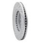 R1 07-23 Lexus Ls500 Right Front Drilled & Slotted Geo-Carbon Rotor