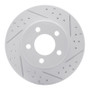 R1 95-02 Ford Explorer Front Right Drilled & Slotted Geo-Carbon Rotor