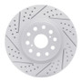R1 07-23 Lexus Ls460 Front Left Drilled & Slotted Geo-Carbon Rotor