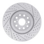 R1 07-23 Lexus Ls460 Front Left Drilled & Slotted Geo-Carbon Rotor
