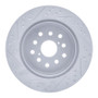 R1 01-06 Lexus Ls430 Rear Right Drilled & Slotted Geo-Carbon Rotor