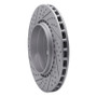 R1 04-07 Volvo V70 Rear Right Drilled & Slotted Geo-Carbon Rotor