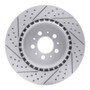 R1 04-07 Volvo V70 Rear Right Drilled & Slotted Geo-Carbon Rotor