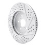 R1 01-06 Lexus Ls430 Front Left Drilled & Slotted Geo-Carbon Rotor